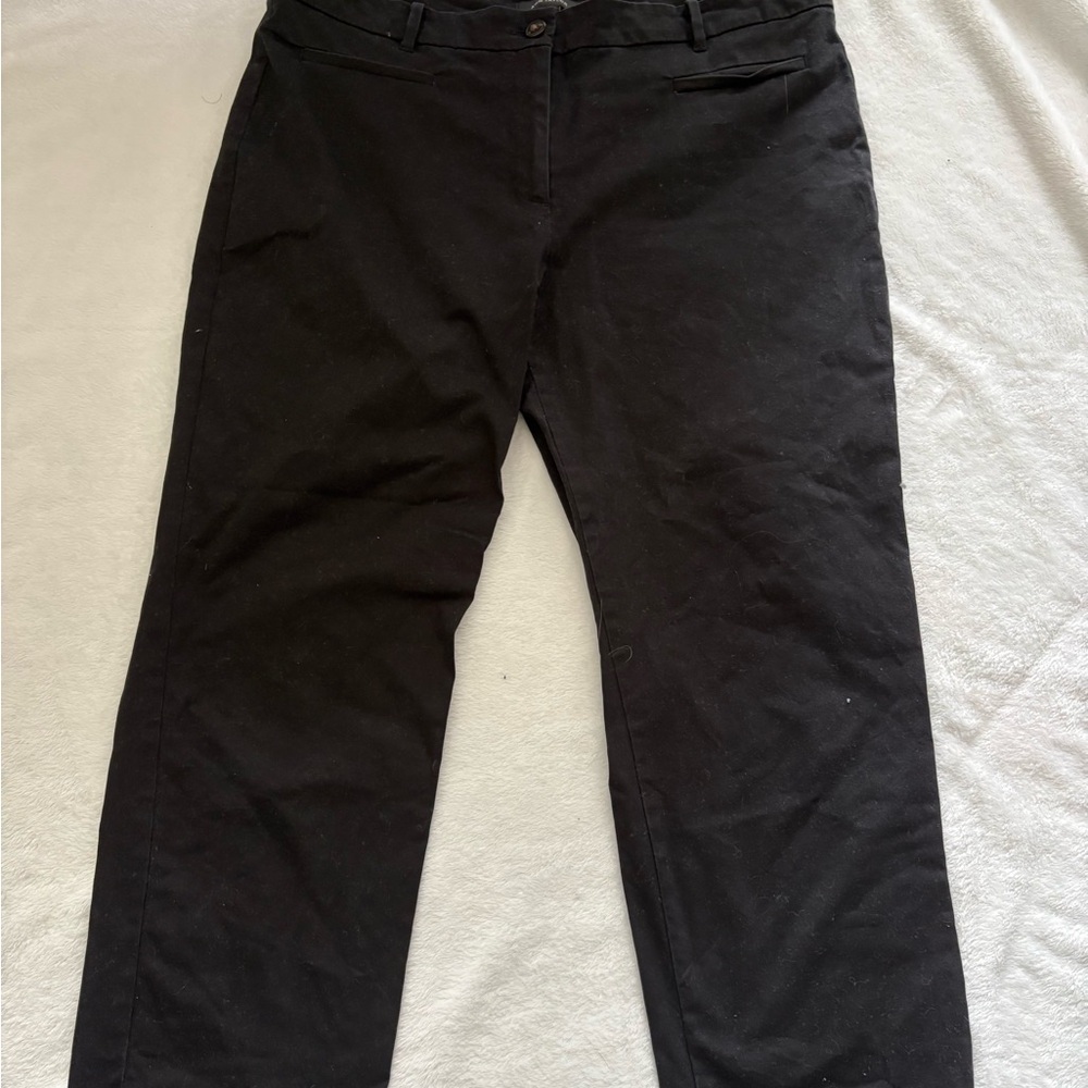 Ann Taylor Men's Black Chinos